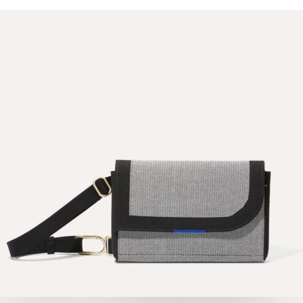 Rothy’s Black and Gray belt Bag NEW